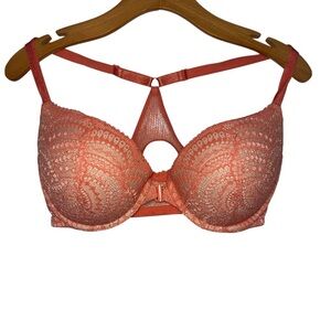 Victoria’s Secret Very Sexy Push Up Underwire Padded Bra in Orange Melon / 36DD